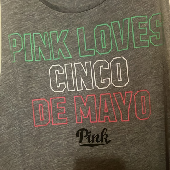 🔥VS Pink Cinco de Mayo tank top sz XS NWT - Picture 2 of 5